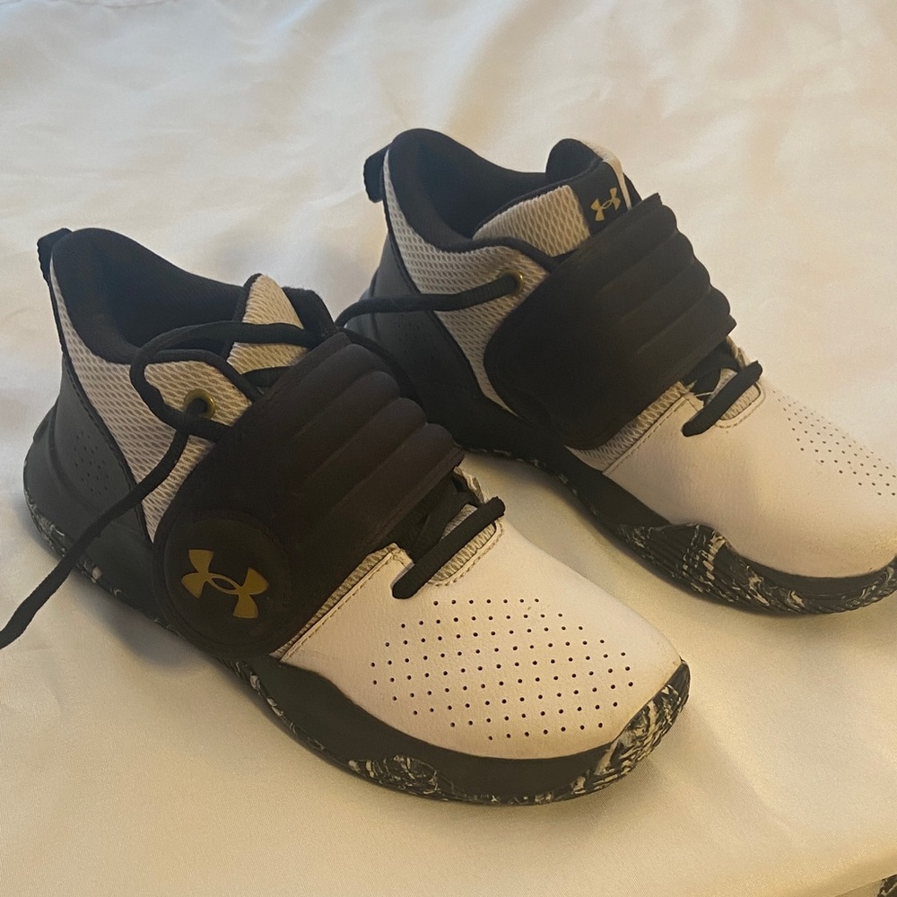 Under Armour Black and White Performance Sneakers